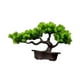 thumbnail image 5 of Bonsái artificial para escritorio de interior, decoración de plantas pequeñas, bonsái verde Pino de la longevidad, 5 of 9