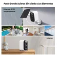 thumbnail image 4 of Solar Cámara Seguridad Wifi APP Tirs Home O Icsee Hd 2.5k Con Batería Recargable Color Blanco Nanwei E026NWH01, 4 of 8