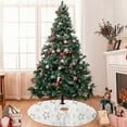 thumbnail image 3 of Godom Mini Christmas Tree Skirt White 16inch, Xmas Decoration Holiday Party Home Decor Clearance, 3 of 6