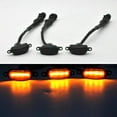 thumbnail image 5 of 3X Amber Smoked LED Front Grille Grill Running Light For Ford F150 Raptor Style, 5 of 5