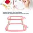 thumbnail image 3 of Double Layer Embroidery Hoop, Tabletop Frame Holder with Needle, Needlework Stitch Hoop Punch Embroidery Tool for Craft Projects, 3 of 7