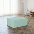 thumbnail image 3 of Geometric Foldable Mattress, Symmetric Nested Rhombus, 74.8" x 35.4", Seafoam and White, by Ambesonne, 3 of 6