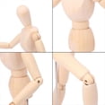 thumbnail image 3 of Paquete de 5 Modelos de Figuras de Arte: Maniquí de Madera de 12 Pulgadas, Maniquí de Dibujo Flexible para Dibujar, Pintar y Diseñar Figuras Articuladas, 3 of 5