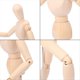 thumbnail image 3 of Paquete de 5 Modelos de Figuras de Arte: Maniquí de Madera de 12 Pulgadas, Maniquí de Dibujo Flexible para Dibujar, Pintar y Diseñar Figuras Articuladas, 3 of 5