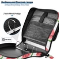 thumbnail image 4 of FORMRS Zipper Binder with Shoulder Strap 2-inch Ring 500 Sheet Capacity File Bag, White Watermelon, 4 of 5