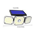 thumbnail image 3 of Matsuzay Luz con energía solar con 3 modos de iluminación Lámpara de pared impermeable Ahorro de energía Patio de iluminación decorativa Iluminación y accesorios, 3 of 6