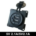 thumbnail image 3 of 12v CBE C-Line Dual Double USB Socket Module Charger Campervan Caravan Motorhome, 3 of 9