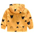 thumbnail image 3 of URMAGIC Toddler Boys Girls Cartoon Print Zip Jacket Long Sleeve Outerwear Hooded Coats, 3 of 5