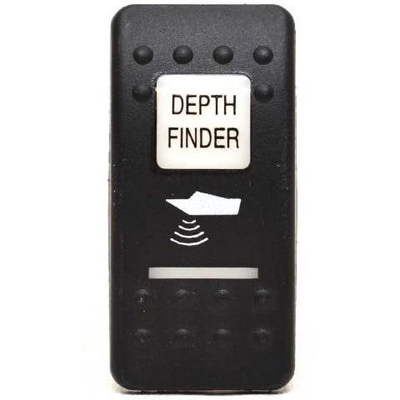 Boat Rocker Switch Cover | Depth Finder Actuator Matte Black