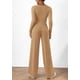 thumbnail image 2 of Conjunto de Descanso para Mujer PRETTYGARDEN Caqui Asimétrico Talla L, 2 of 8