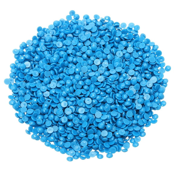 Uxcell 6000 Pcs Diamond Art Painting Replacement Beads, 2.7 Mm/0.11" Crystal Painting Round Rhinestones Flat Back Gems Stones for Nails Diamond Art Crafts DIY Makeup, Blue