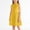 Yellow, variant on Girls Green Pleated Midi Dress Sleeveless Mock Neck Casual Play Dress for Kids Ages 8-13,Size 9-10 T
