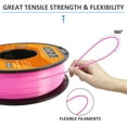 thumbnail image 4 of Geeetech 1.75mm PLA pink 3D Printer Filament, 5kg Spool (11lbs), Dimensional Accuracy +/- 0.03mm（5pcs）, 4 of 7