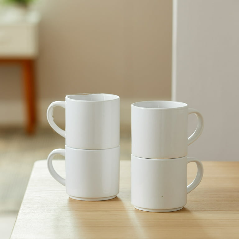 Cricut 10 oz. Stackable White Ceramic Mug Blank 4-ct