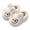 White, variant on Cute Girls' Fuzzy Slippers Slip-on Lovely Anime Soft Warm Winter Anti-slide House Slippers with Flat Sole Safe Slipper Indoor Winter Fashion Footwear