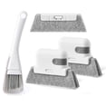 thumbnail image 6 of Window Groove Cleaning Brush, 4 PCS Hand-held Magic Window Track Cleaning Tools, Window or Sliding Door Track Cleaner for Sliding Door, Sill, Tile Lines, Shutter, Car Vents, Keyboard, Small Clean Kit, 6 of 8
