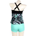 thumbnail image 4 of Swimsuits for Women Two Piece Swim Top Shorts Tummy Bathing Suits, 4 of 7