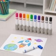 thumbnail image 3 of Marker Holders (5 Pack) Silicone Organizers for Broad Tip Markers, Prevent Lost Lids, Portable, Value Family Size, Silicone Marker Cap Holder,Beige, 3 of 7