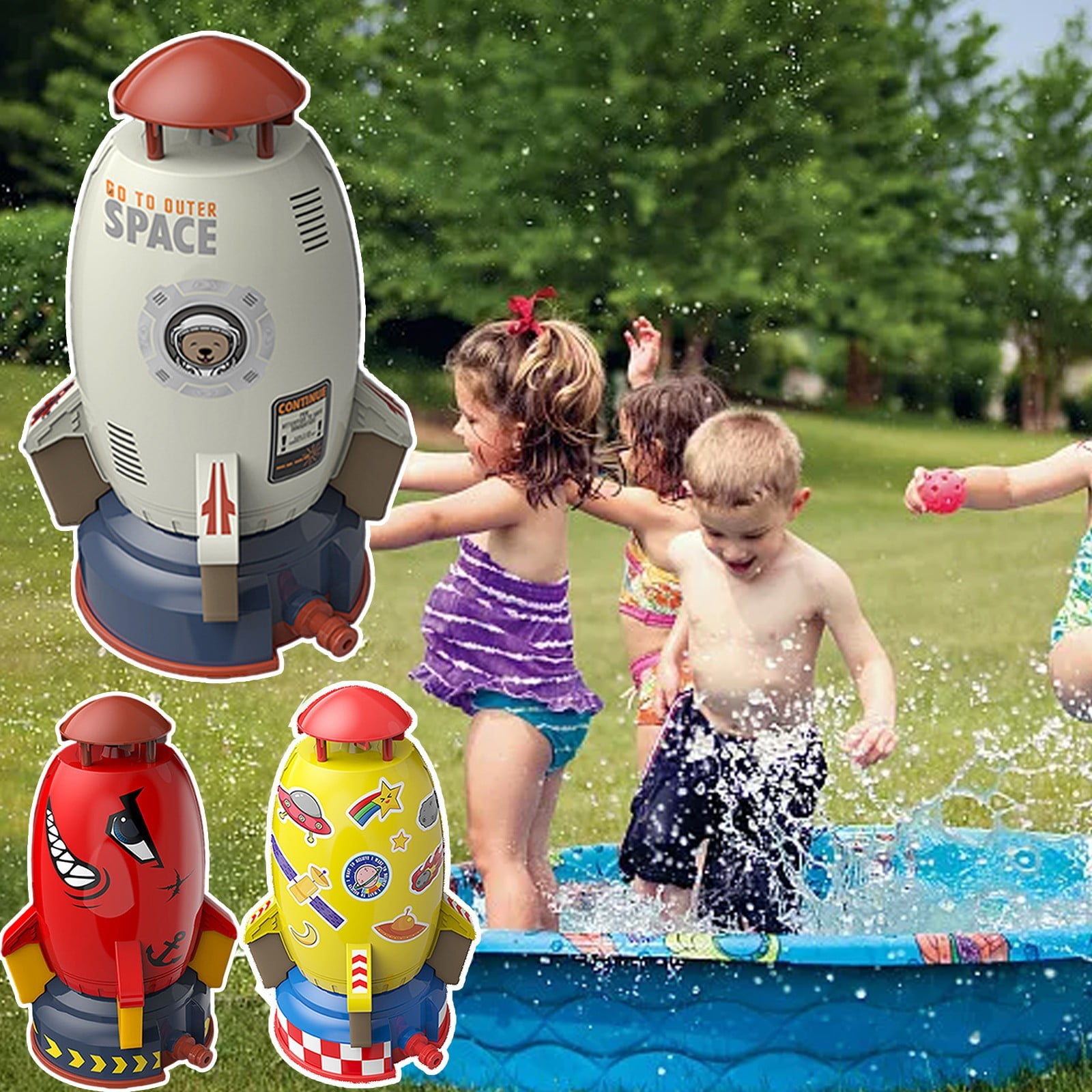 Water pressure rocket toy new arrivals