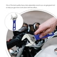 thumbnail image 5 of HAKIDZEL Multifunctional Short Handle Wrench Blue Home Repair 3Pcs, 5 of 6