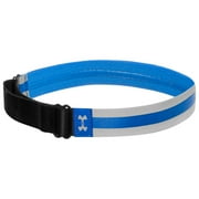 NEW Womens Under Armour Reflective Fly Headband Blue / Silver Adjustable
