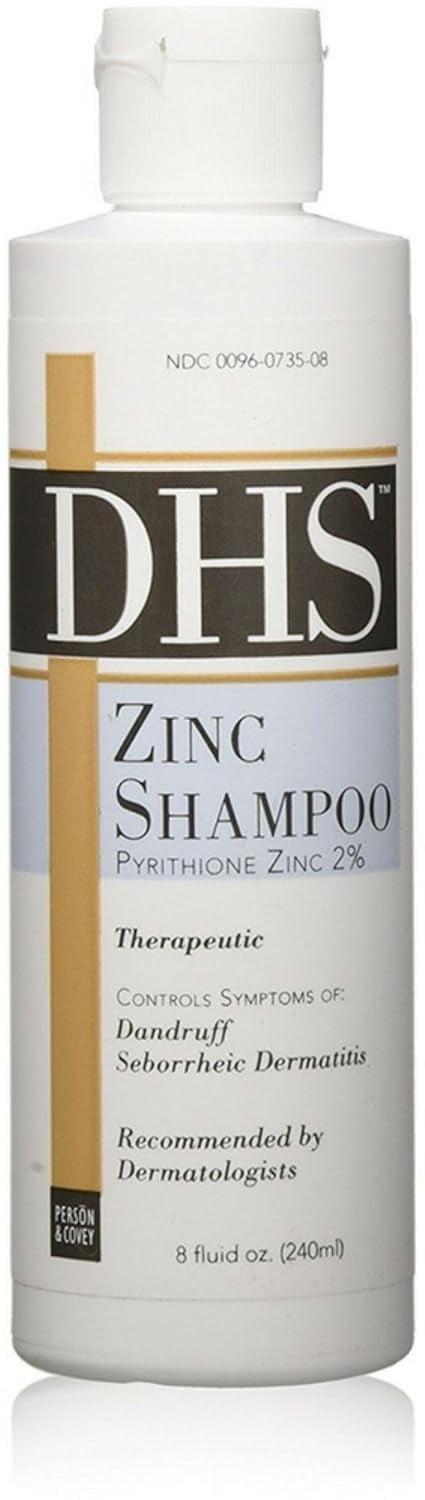 DHS Shampoo Pyrithione Zinc, Dandruff & Seborrheic Dermatitis Relief, 16 oz
