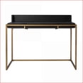thumbnail image 2 of Desks | Modern Flip-Top Storage Desk | Spacious Tabletop | Black | MDF, 2 of 7