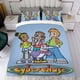 thumbnail image 4 of Ciberperseguimiento Conjunto de sábanas temático, trío de piezas, cómodo y amigable con la piel, diseño único, regalo de decoración para el hogar para familiares, amigos y fans, 90 cm * 190 cm, 4 of 6
