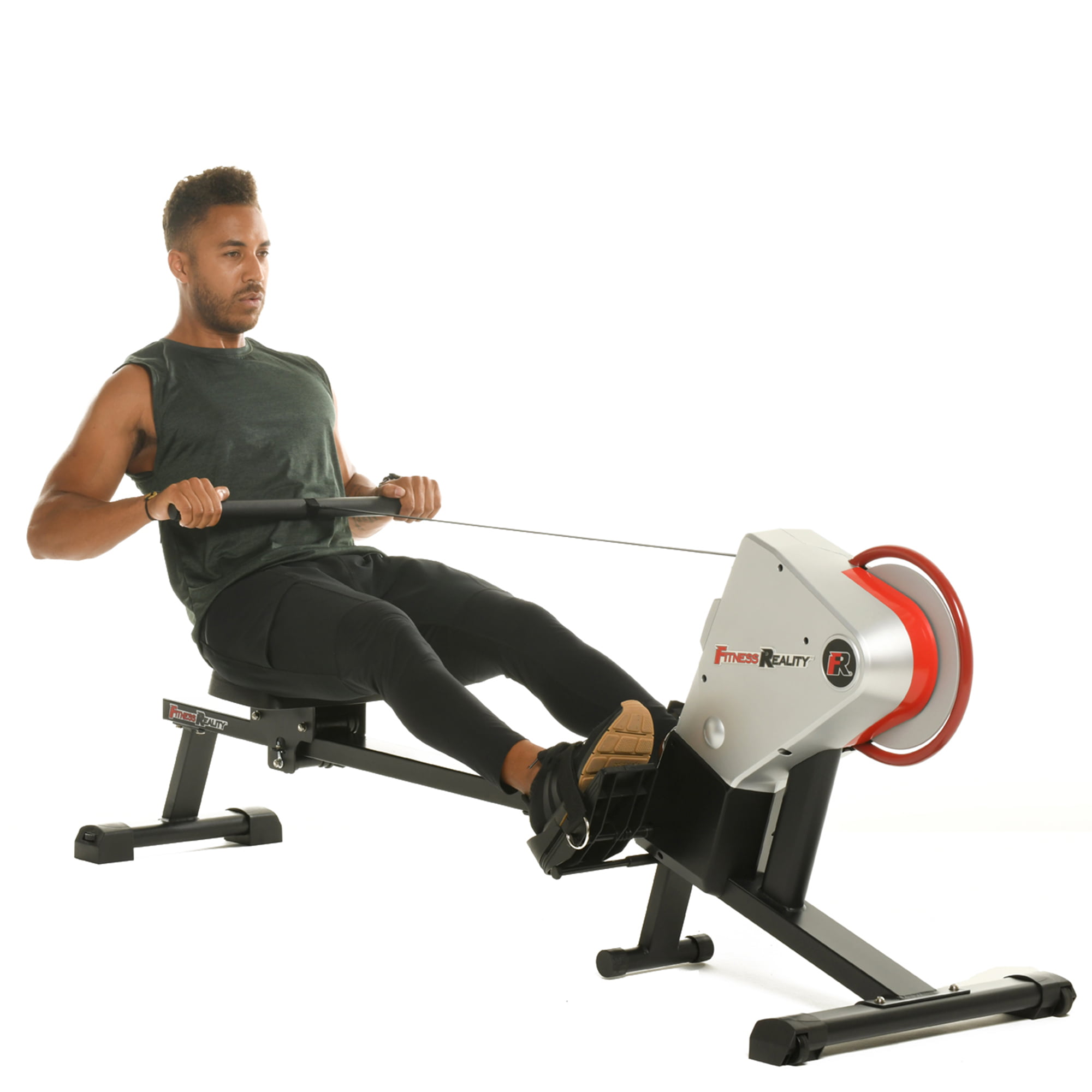 Fitness Reality 2000F Magnetic Rower Rowing Machine with 12 lb ...