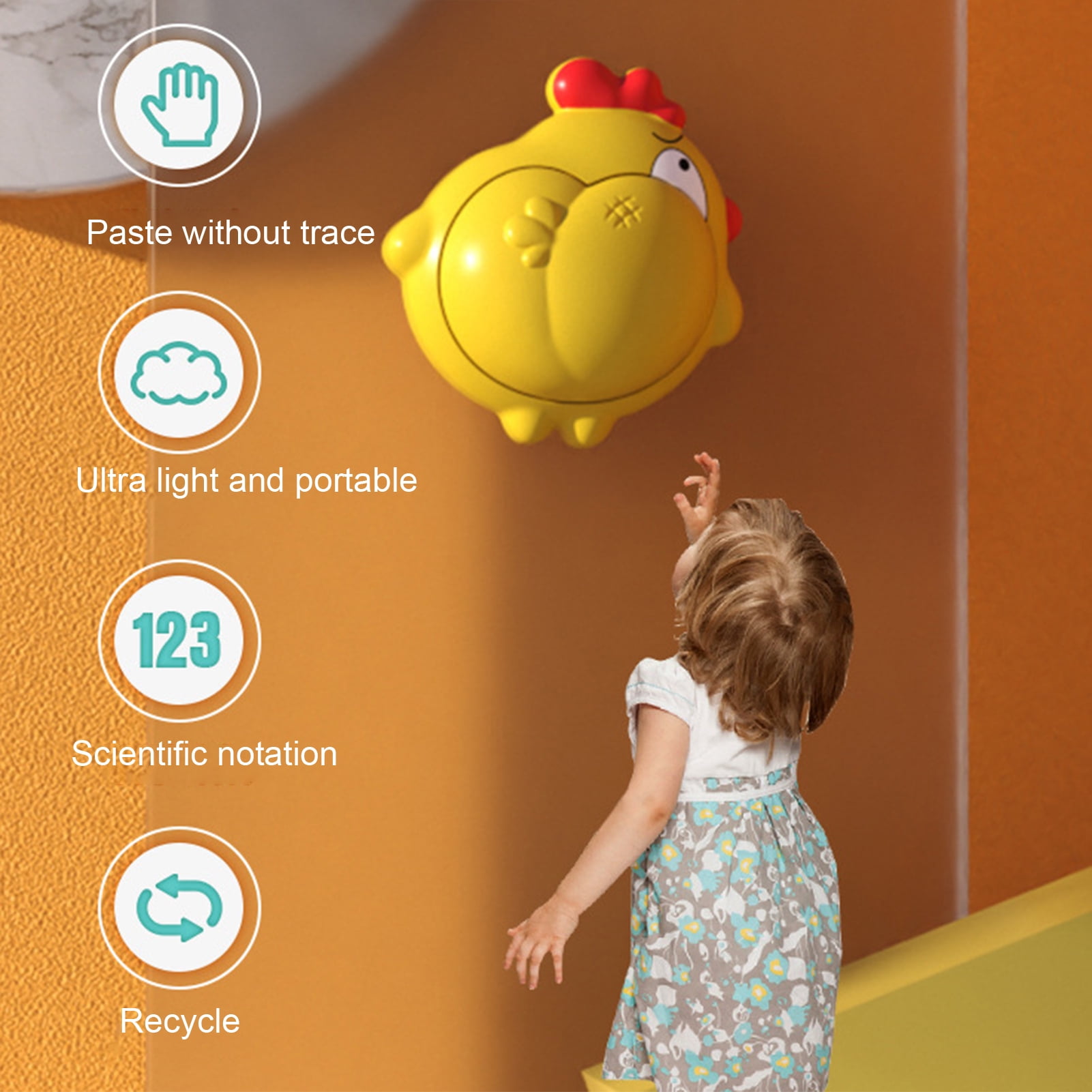 Chicmine 1 Set Height Touch Device with Height Stickers Cool Lights