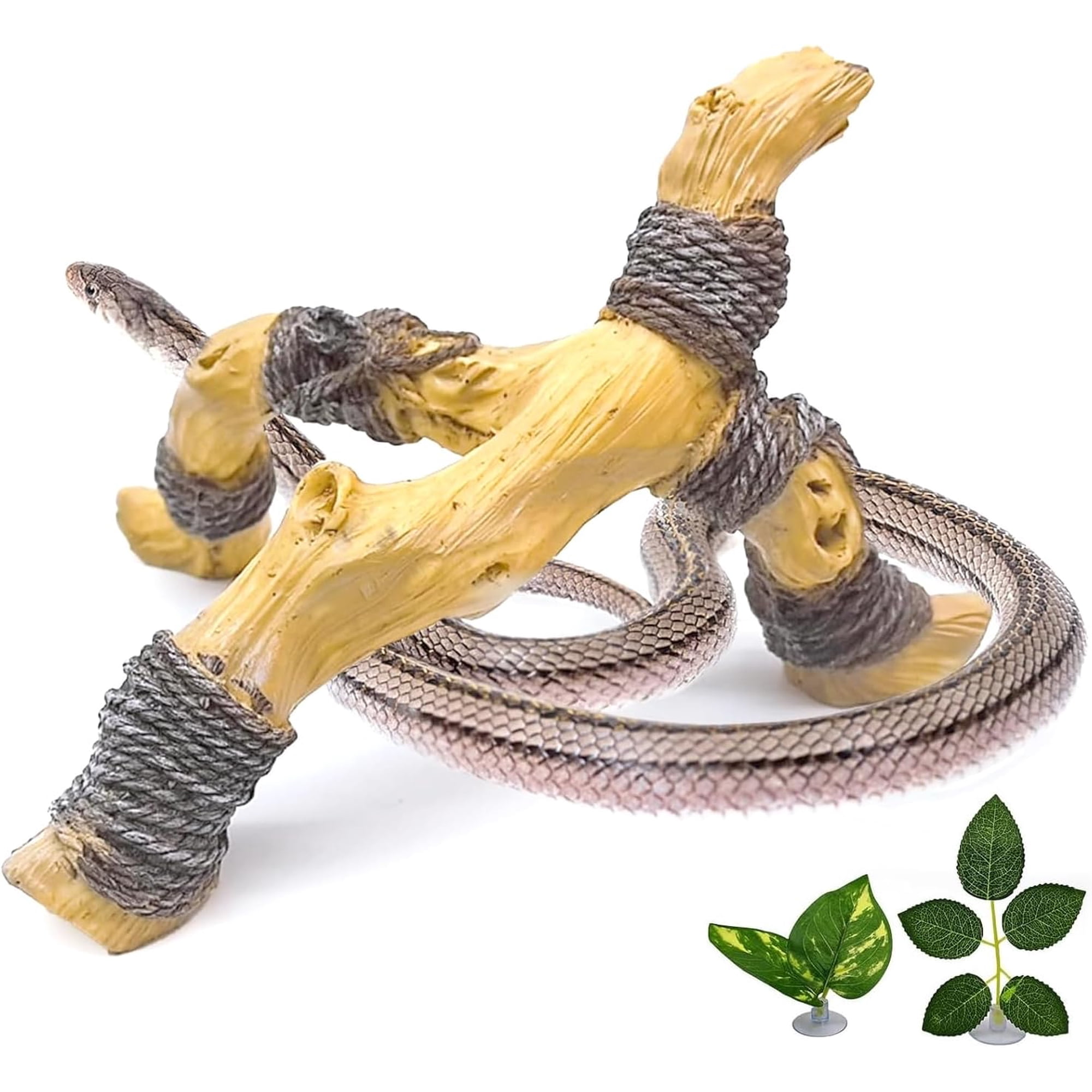 General Snake Climbing Branch,Resin Reptile Enclosure Decor