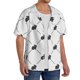 thumbnail image 2 of Balery Black Rabbit Camisa Casual de Manga Corta con Botones para Hombre, Texturizada, Estilo Cubano, para Playa, Verano-4X-Large, 2 of 5
