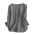thumbnail image 1 of Vestidos Casuales Para Mujer, Blusas De Mujer De Moda Blusas de verano para mujer, de manga 3/4, lisas, con cuello en V y bolsillos, 1 of 7