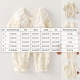 thumbnail image 4 of KPOPLK Baby Footless Pajama Infant Girl Cotton Clothes Sleeper Pjs Fall Sleep N Play Bodysuit One Piece Sleepwear Size 9-11 Months,Pink, 4 of 9