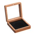 thumbnail image 1 of TISHITA Wooden Coin Presentation Display Box Badge Organizer Collection Storage Case Black, 1 of 8