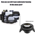 thumbnail image 4 of Meikon Fisheye Wide Angle Dome Port Len Shade Cover for Camera Diving Housing, 4 of 8