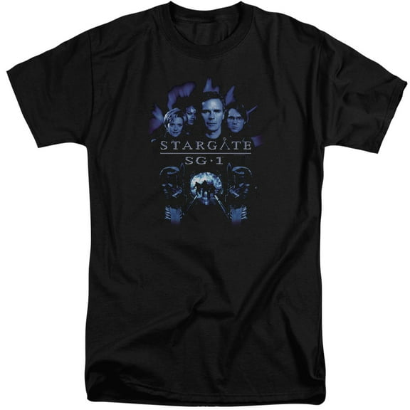 Sg1 Sg1 Stargate Command Adult Tall T-Shirt Black
