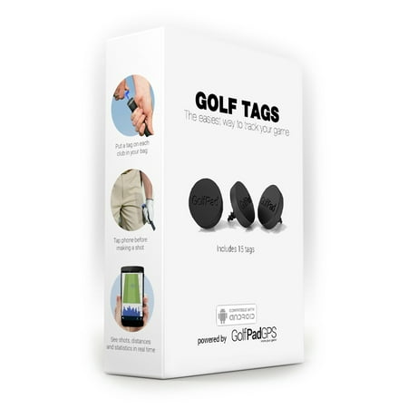 golf pad- gps tracking tags
