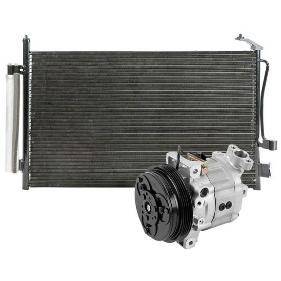 For Subaru Forester AC Compressor w/ A/C Condenser & Drier - BuyAutoParts