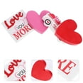 thumbnail image 4 of WASHWEPE 4Pcs Valentine's Day Table Centerpieces Wooden Sign Ornaments with Wood Materials, 4 of 8