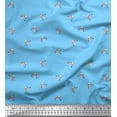 thumbnail image 1 of Soimoi Cotton Cambric Fabric Star & Astronaut Bear Kids Printed Fabric 1 Yard 42 Inch Wide, 1 of 1