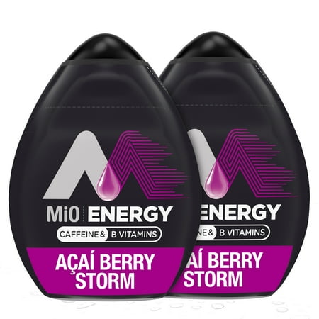 (2 Pack) MiO Acai Berry Storm Sugar Free, Liquid Water Enhancer, 1.62 fl oz