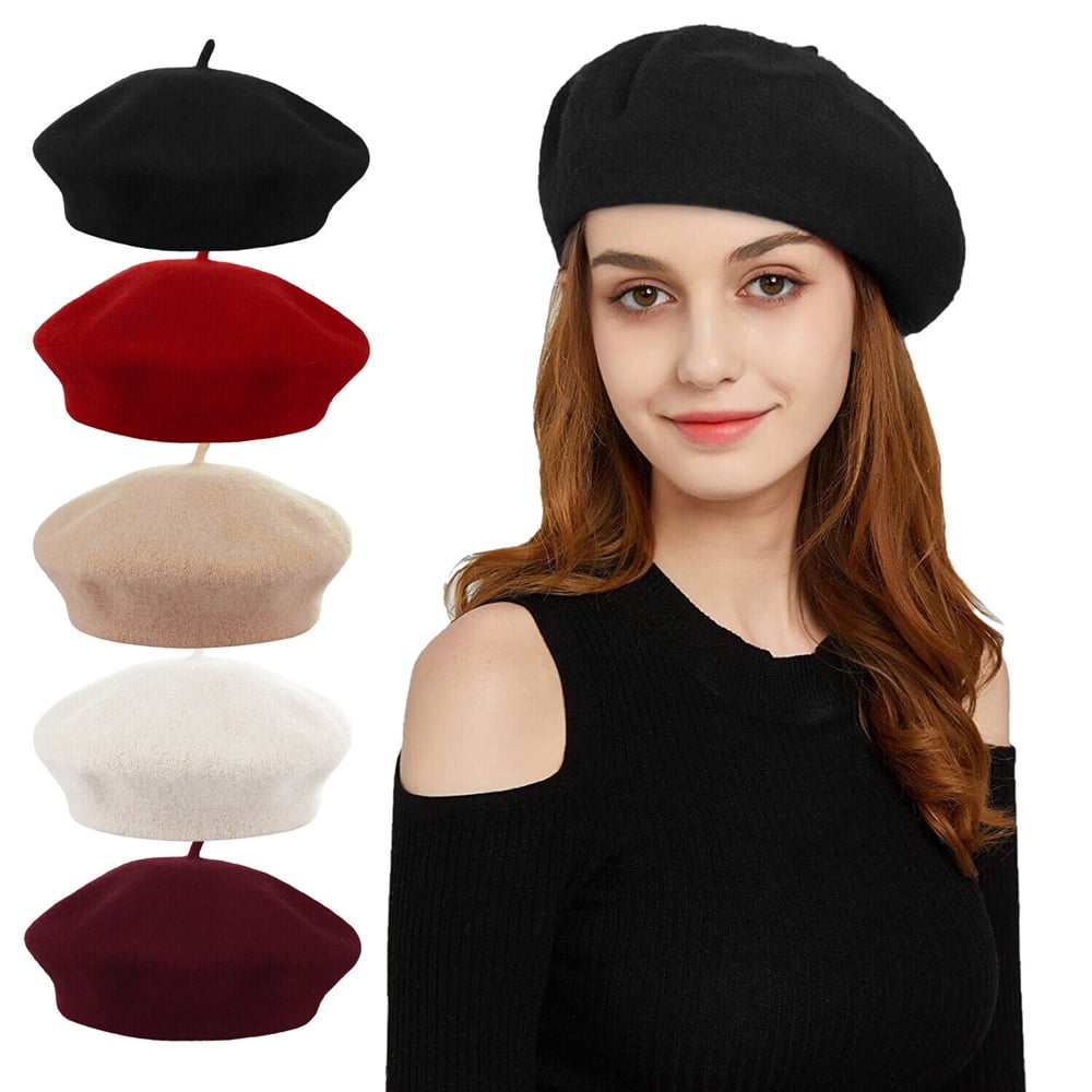 Wool Berets for Adults French Beret Artist Hat