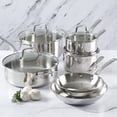 thumbnail image 1 of Martha Stewart 10-Piece Stainless Steel Cookware Set, 1 of 9
