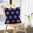 thumbnail image 5 of LALILO Throw Pillow Covers Pencil Ethnic With Navy Blue And Cream Cushion Cover 18" x 18", 3777 Pack, 5 of 6