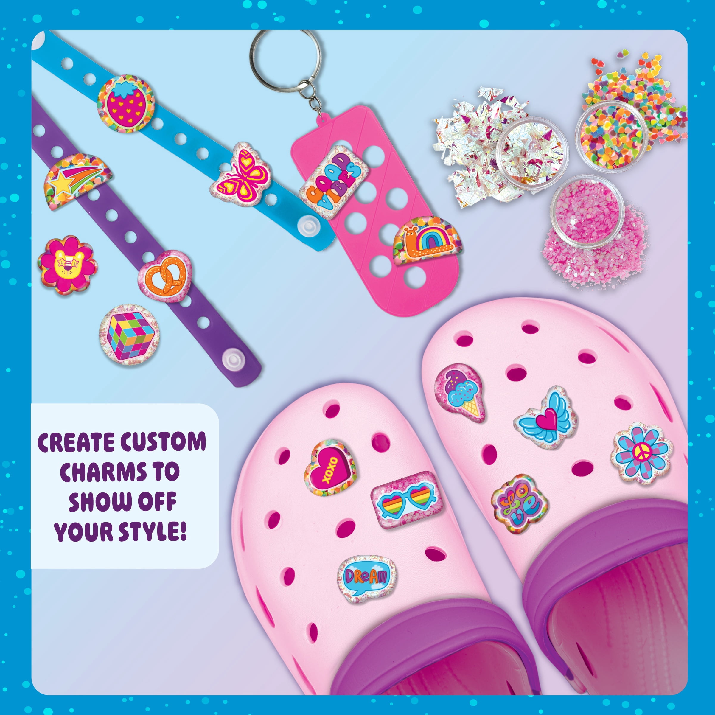 ArtSkills JellyBitz DIY Charm Maker Craft Kit for Kids - Good Vibes