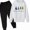 White, variant on Vornjynx Girls 2 Piece Outfit (2-13) Hooded Sweatshirt with Christmas Tree Print and Sweatpants Set Casual Clothing Red