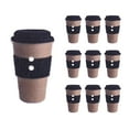 thumbnail image 2 of EeaseCA 100pcs Milk Tea Cup Buttons Sewing Fasteners Wood Buttons Sewing Accessories, 2 of 7