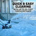 HART 40V 18inch Cordless Electric Snow Blower, Brushless, Push Start