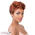thumbnail image 2 of Synthetic Hair Iron Friendly Wig Modern,3S/Copper Brown, 2 of 3